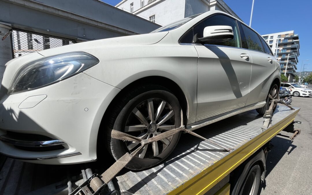 Mercedes B-osztály autószállítás