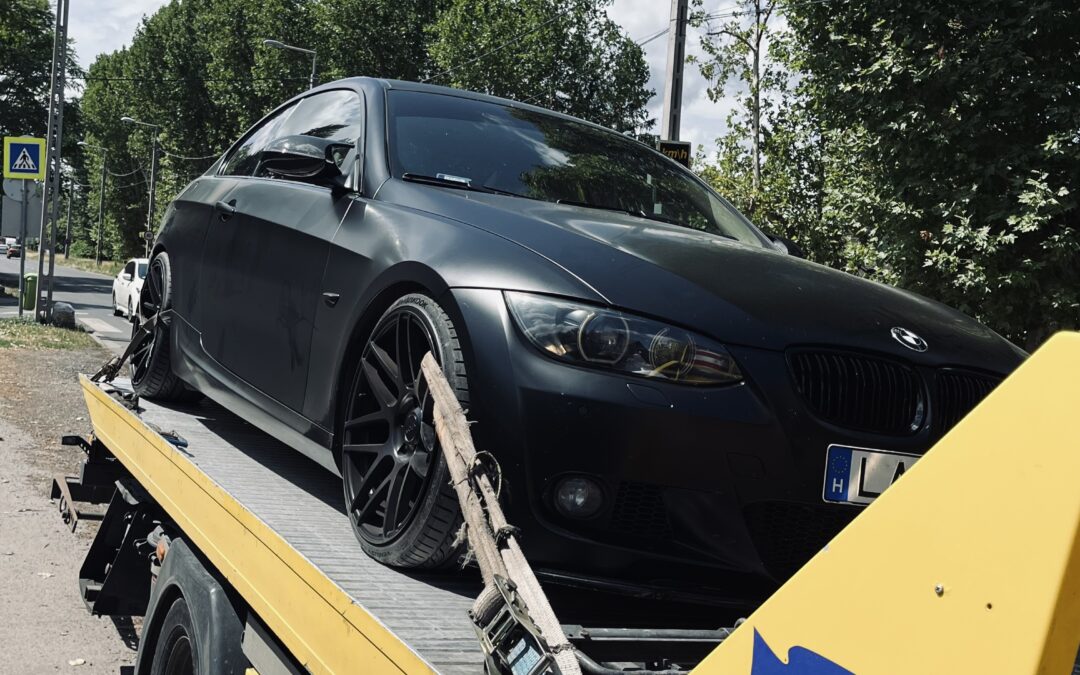 BMW mentése a Római partról Szigetszentmiklósra
